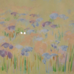 Kunstwerk in lijst, Maya Wildevuur, Bloemenvelden